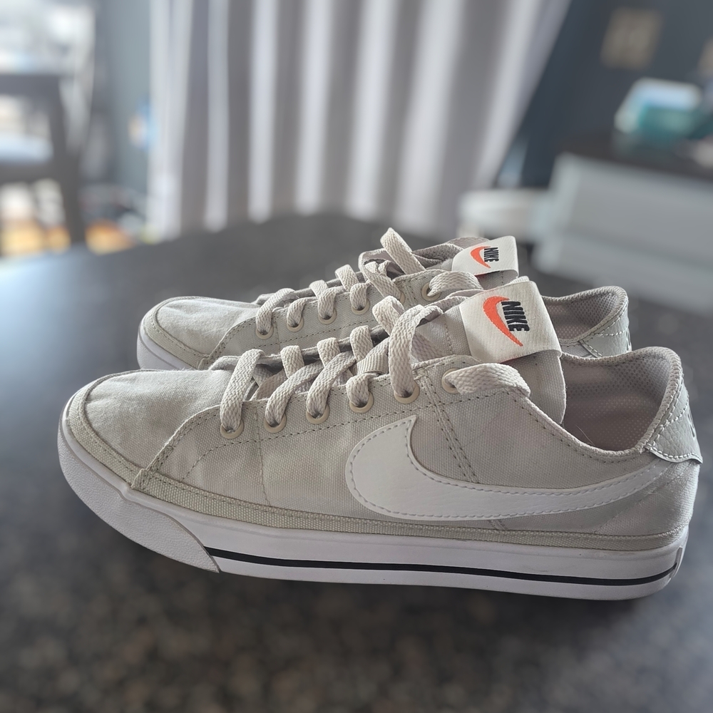 Nike Light Tan Sneakers with White Logo